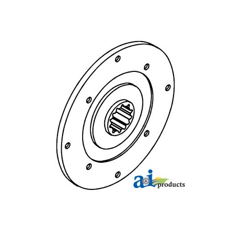 A & I Products Disc, PTO Clutch, Bonded 7.4" x7.5" x1.4" A-156086A